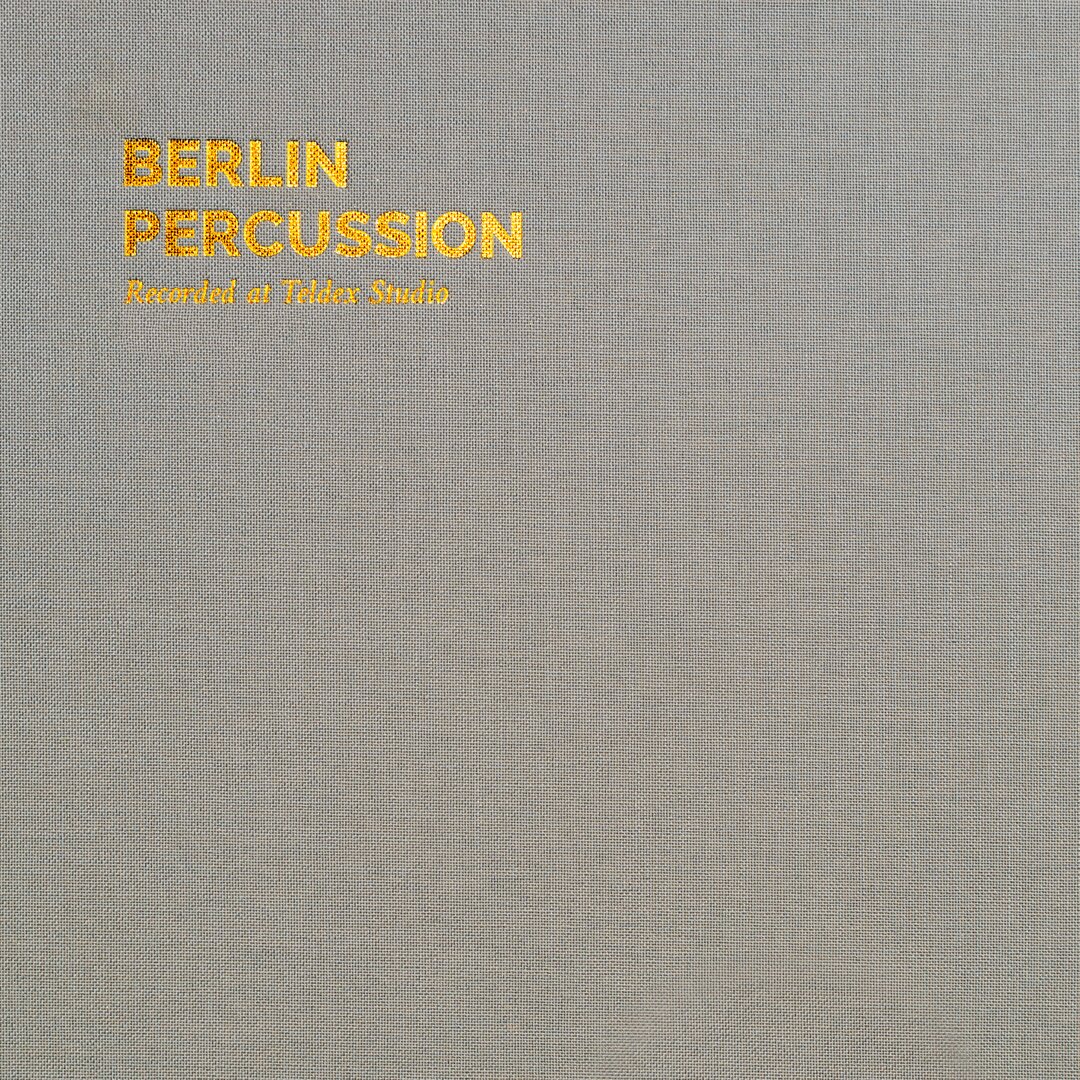 Berlin Percussion sample library cover art