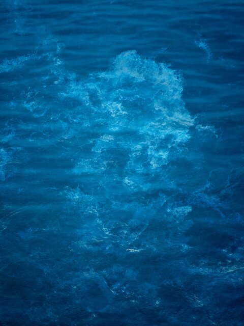 Abstract blue, watery art