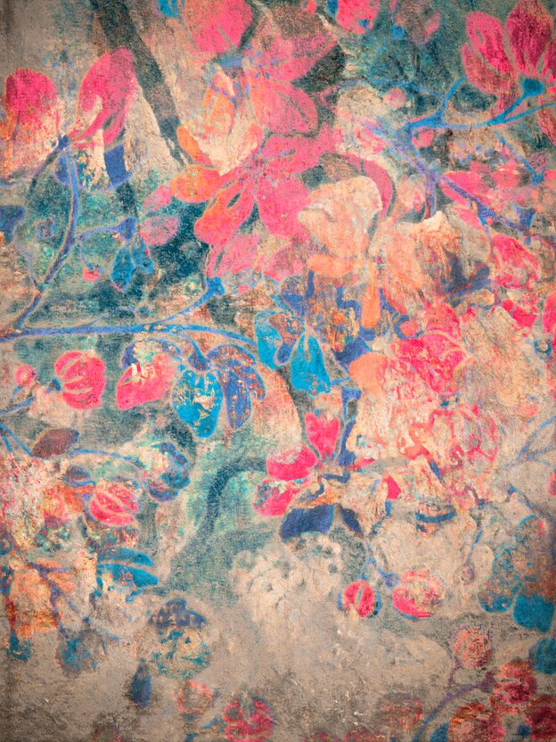 Abstract flowery art