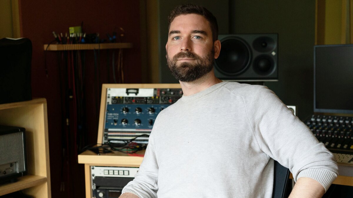 Hendrik Schwarzer in Teldex Studios
