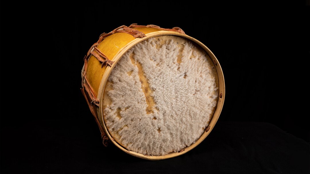 A bombo drum