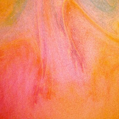 Abstract orange swirls