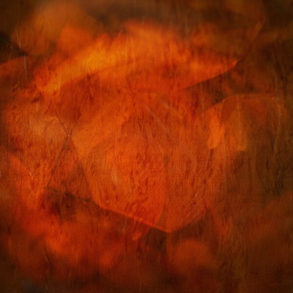 Abstract amber-colored art
