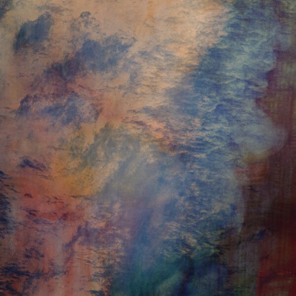 Abstract, dark, cloudlike shapes