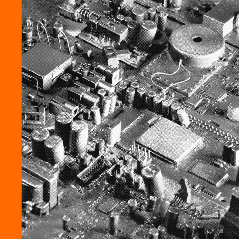Close-up of a circuitboard