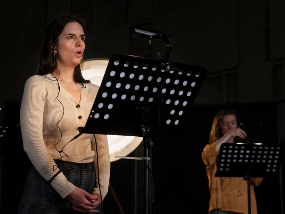 Recording a choir for Miroire