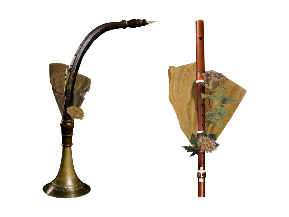 Baroque flute and oboe