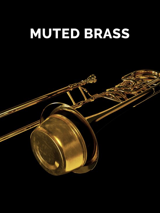 A muted trombone