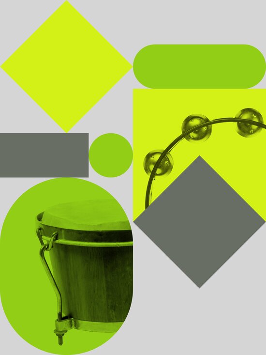 Percussion instruments and shapes