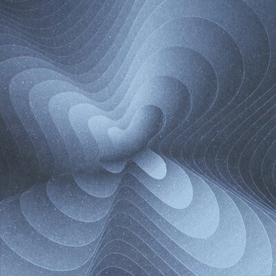 Abstract blue waves