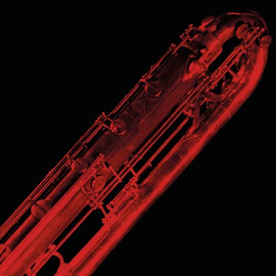 Stylized close-up of a woodwind instrument